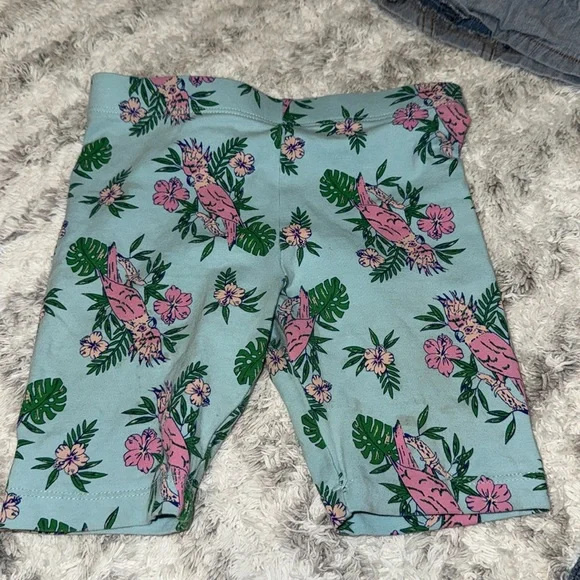 3T girls, summer MEXX Denim Skirt denim Romper, paw, patrol shirt, ROXY shorts - Picture 2 of 16